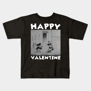 Steamboat Willie. Happy Valentine - 2 Kids T-Shirt